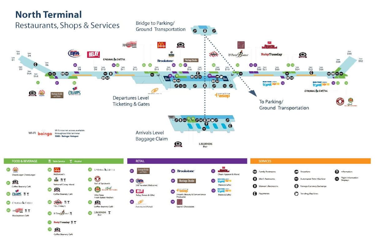 Detroit tèminal yon kat jeyografik