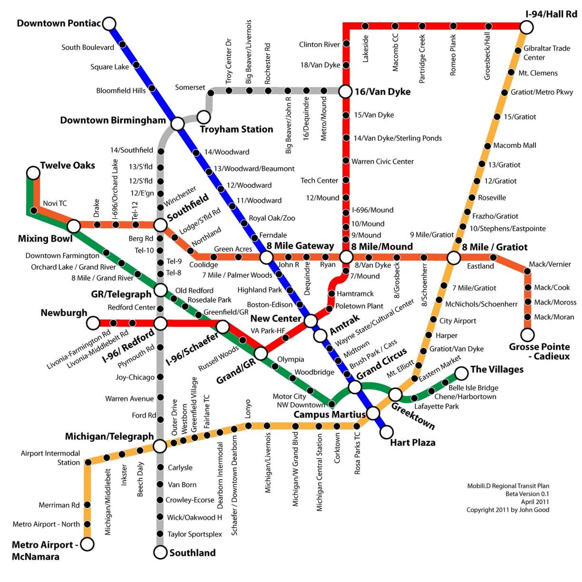 Detroit transpò piblik kat jeyografik