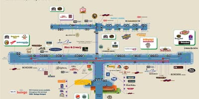 Detroit Ayewopò restoran kat jeyografik